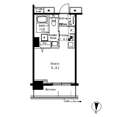パークアクシス亀戸   間取り