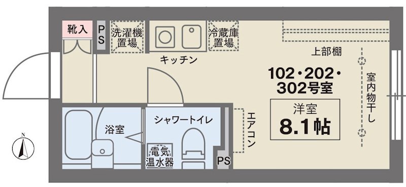 SOLASIA　residence大島 間取り図