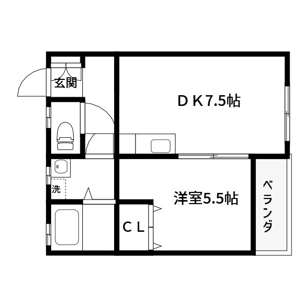 ハイツ新宿 間取り