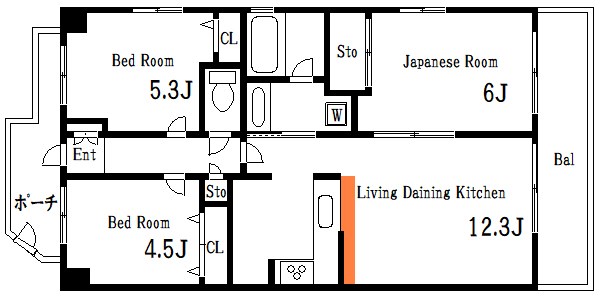 リグランド立石  間取り