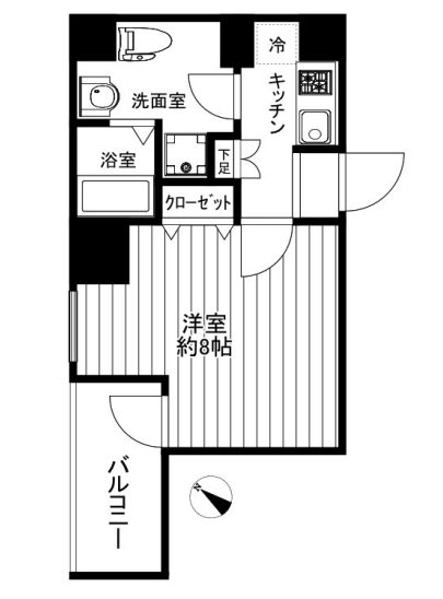 CREAL　premier八丁堀  間取り