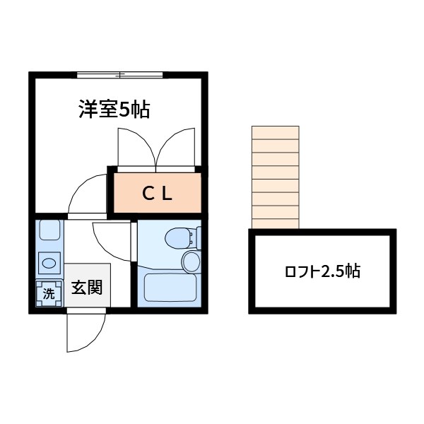 スカイピア墨田　B棟 間取り