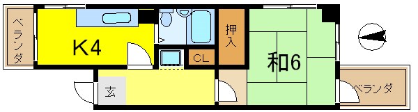 シモヤマビル 間取り図