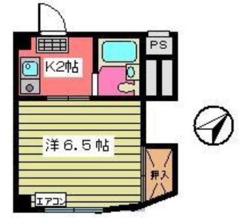 プラムハイライズⅡ 102号室 間取り