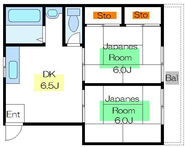 太陽ハイツＡ棟 間取り