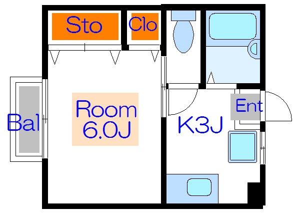 山手ハイツ 間取り図