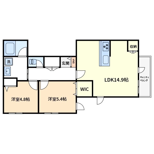 モンテベルデ 間取り図