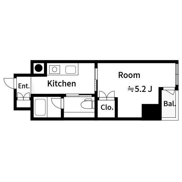 セントラル東銀座 間取り図