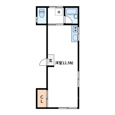 大川ハイツ  間取り図