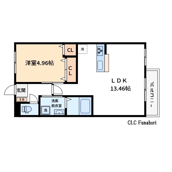 パインクレスト竹内Ⅱ 間取り図