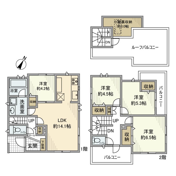 南篠崎町戸建 間取り