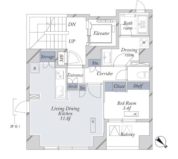 LiveFlat茅場町 間取り