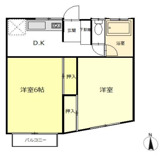 大森コーポ 間取り