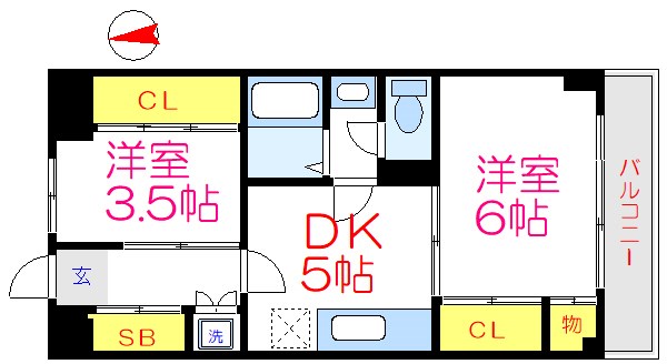 カームデイズＡ・Ｋ・Ａ 間取り