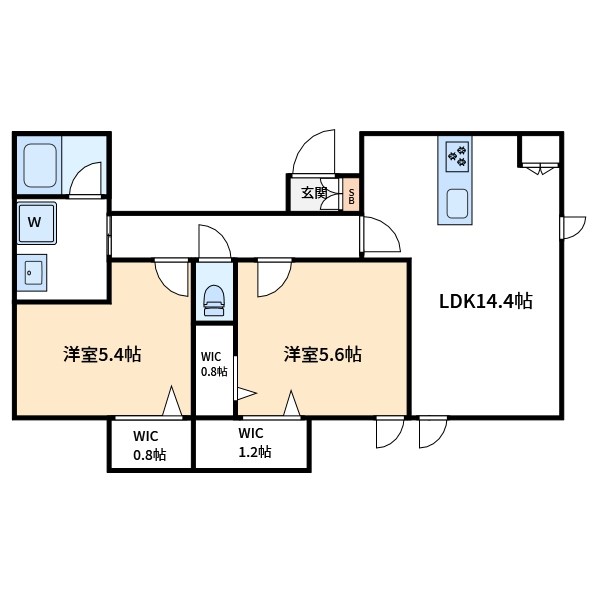 モンテベルデ 間取り図