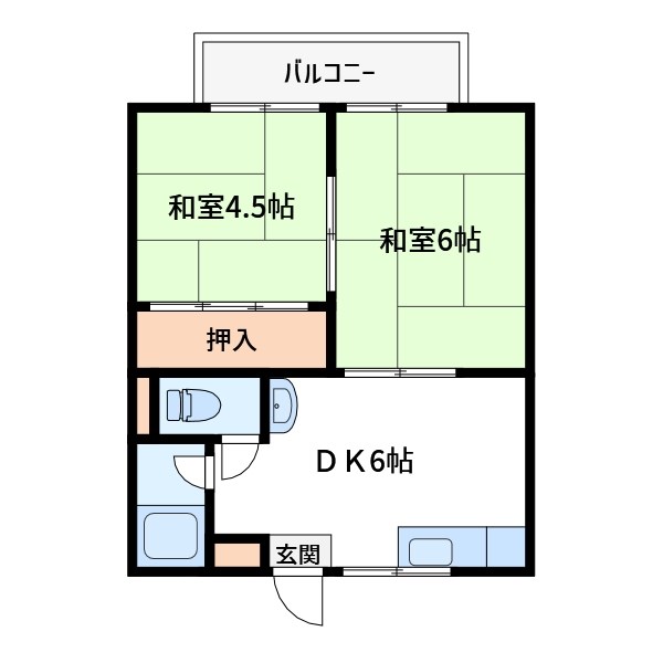 馬場ハイツ  間取り