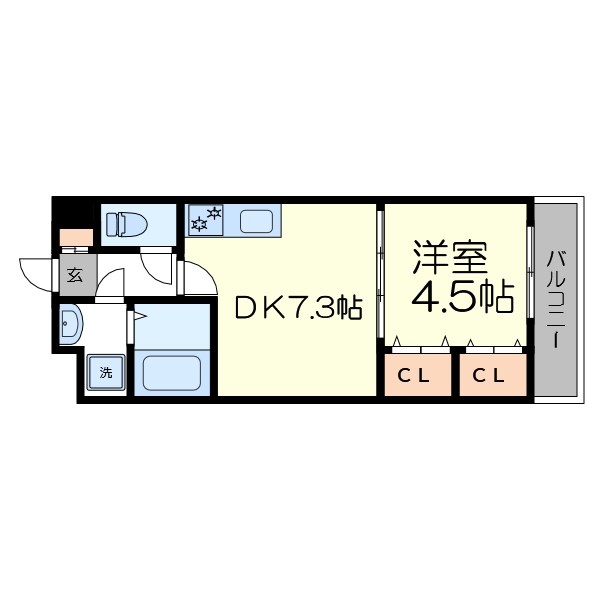 レピュア西葛西レジデンス 403号室 間取り