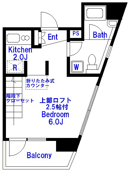 アビタシオン西日暮里 間取り図