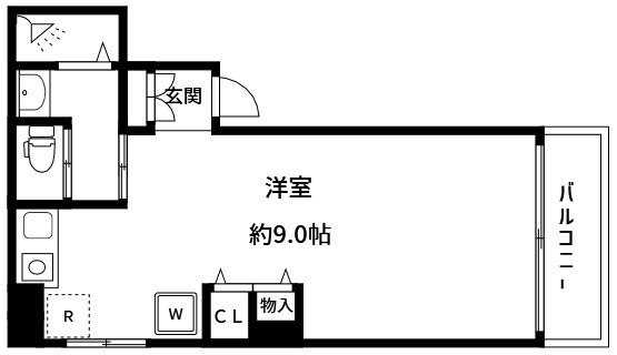 ミキハイツ 間取り図