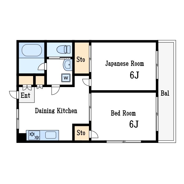 ライフシティ一之江 間取り図