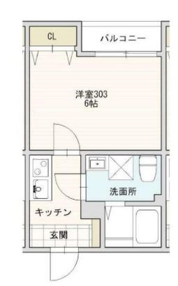 アーバンブルー高砂 間取り図