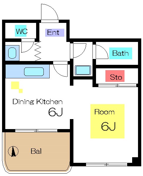 吉野ハイツ 間取り図