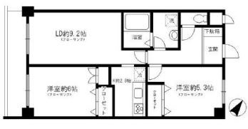 ファインクレスト西葛西 間取り図