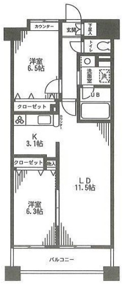 フェリーチェ  間取り