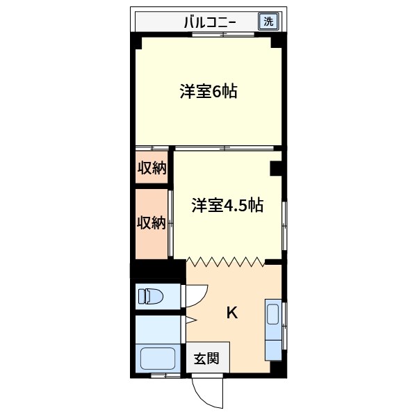 豊川マンション   間取り