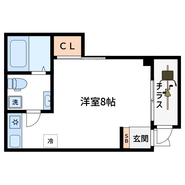 タウンカテッジ鹿骨 間取り図