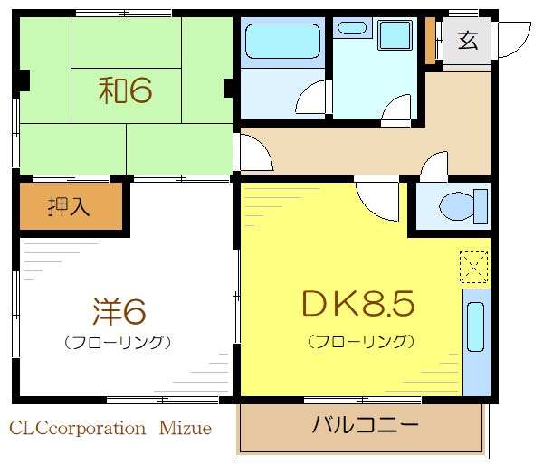 クレーテ篠崎Ⅰ 間取り