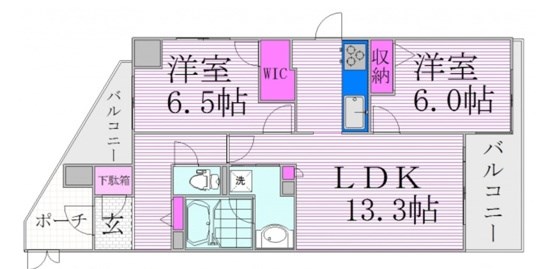 レーベンリヴァーレクロス東京 間取り