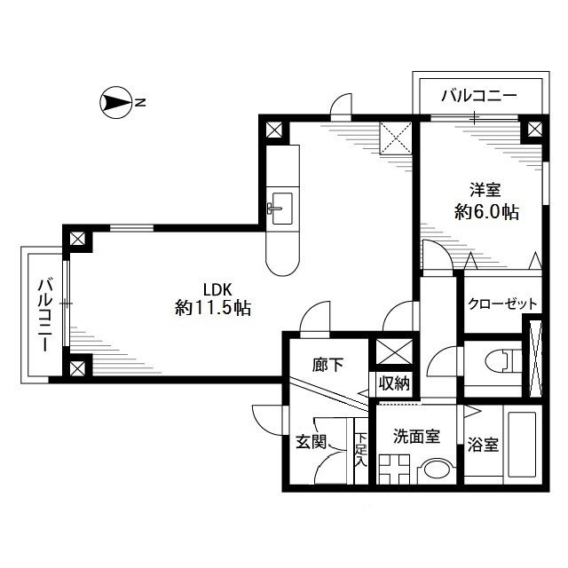 アンプルールフェール紀隆 間取り