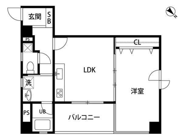 ルクレ日本橋蛎殻町  間取り