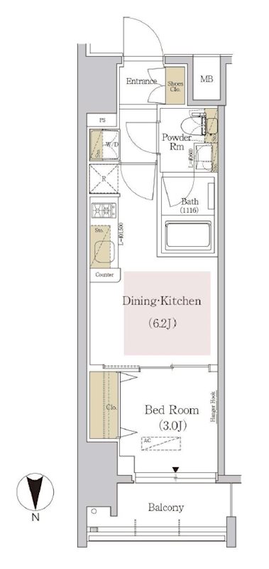 アーバネックス森下Ⅲ  間取り図