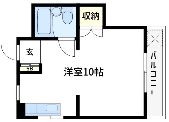 コーポHanabusa 間取り