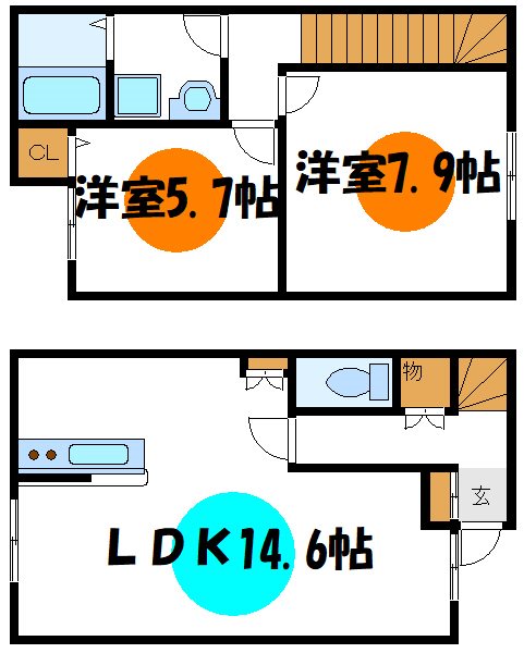 サンヴィータ 間取り図