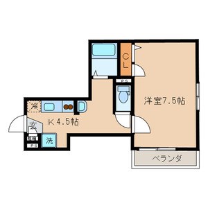 フォンティーヌ  間取り図