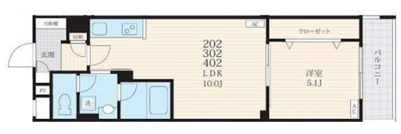 Fossette町屋 間取り