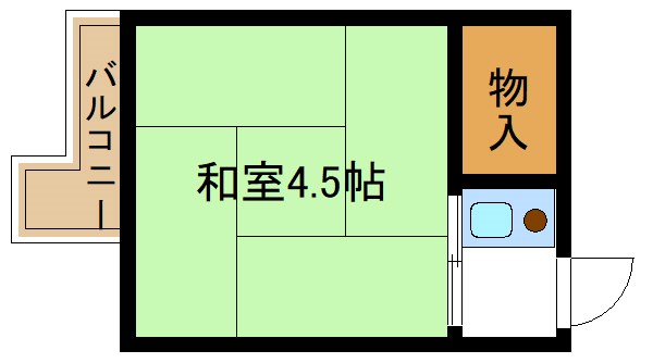 鈴木荘 間取り図