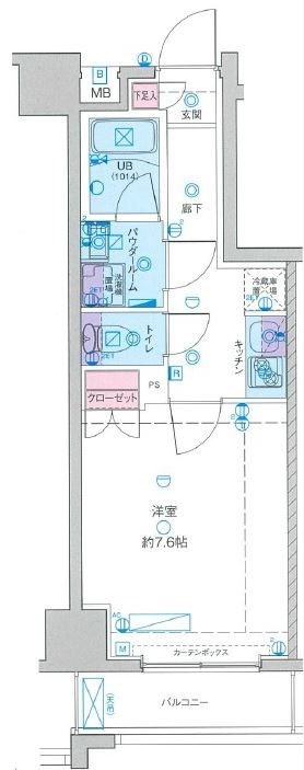 GENOVIA隅田川westSKYGARDEN  間取り図