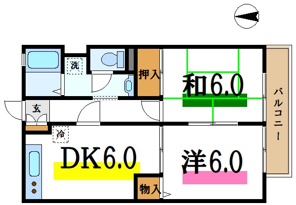 ジュネス高砂 間取り