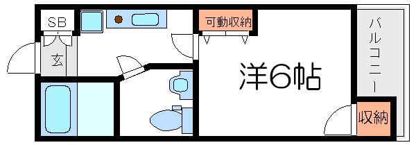 スコレータムラマⅠ 間取り図