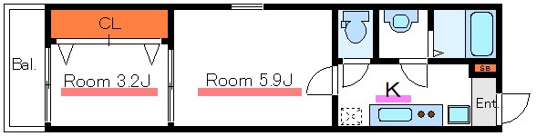 アーク西尾久 間取り図