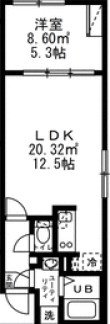 （仮称）荒川区西日暮里1丁目新築計画 間取り図