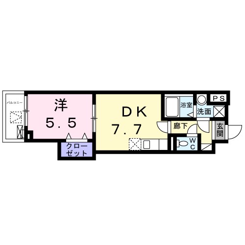 アドヴァンス美ツ矢 間取り図