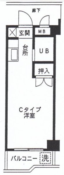 宮銀ビル  間取り図