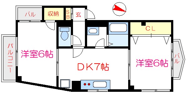 SUN ROYAL 間取り図