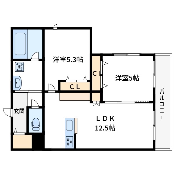 ＧＲＡＣＥ　ＣＯＵＲＴ 間取り図