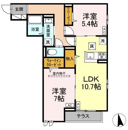 グラナーデ荒川 間取り